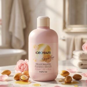 Inebrya Ice Cream Argan Age Shampoo 300ml - Le shampooing nourrissant et anti-âge