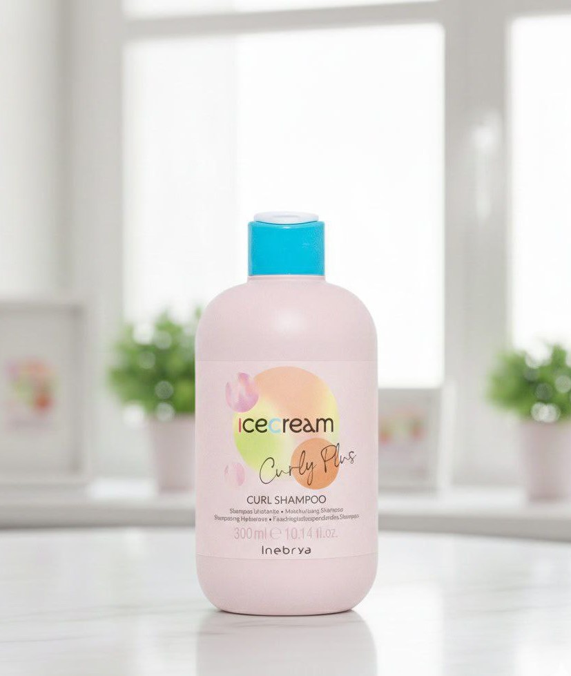 Inebrya Ice Cream Curly Plus Shampoo 300ml - Le shampooing hydratant et réparateur