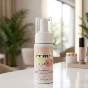 Inebrya Ice Cream Curly Plus Mousse 150ml - La mousse innovante pour des boucles parfaites