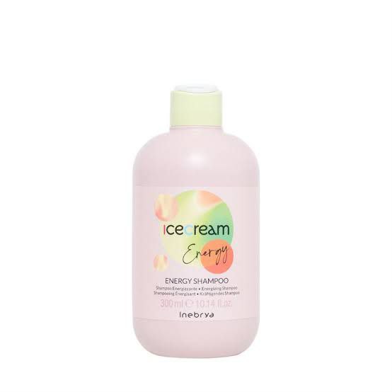 Inebrya Ice Cream Energy Shampoo 300ml - Shampooing idéal pour les cheveux faibles et fins – Image 2