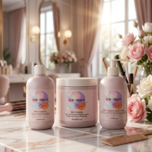 Pack Inebrya Ice Cream Dry-T : Rituel Nutrition Intense pour Cheveux Secs