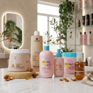 Pack Lissage Soyeux & Hydratation : Le Rituel Anti-Frizz & Éclat (Inebrya & Alama)