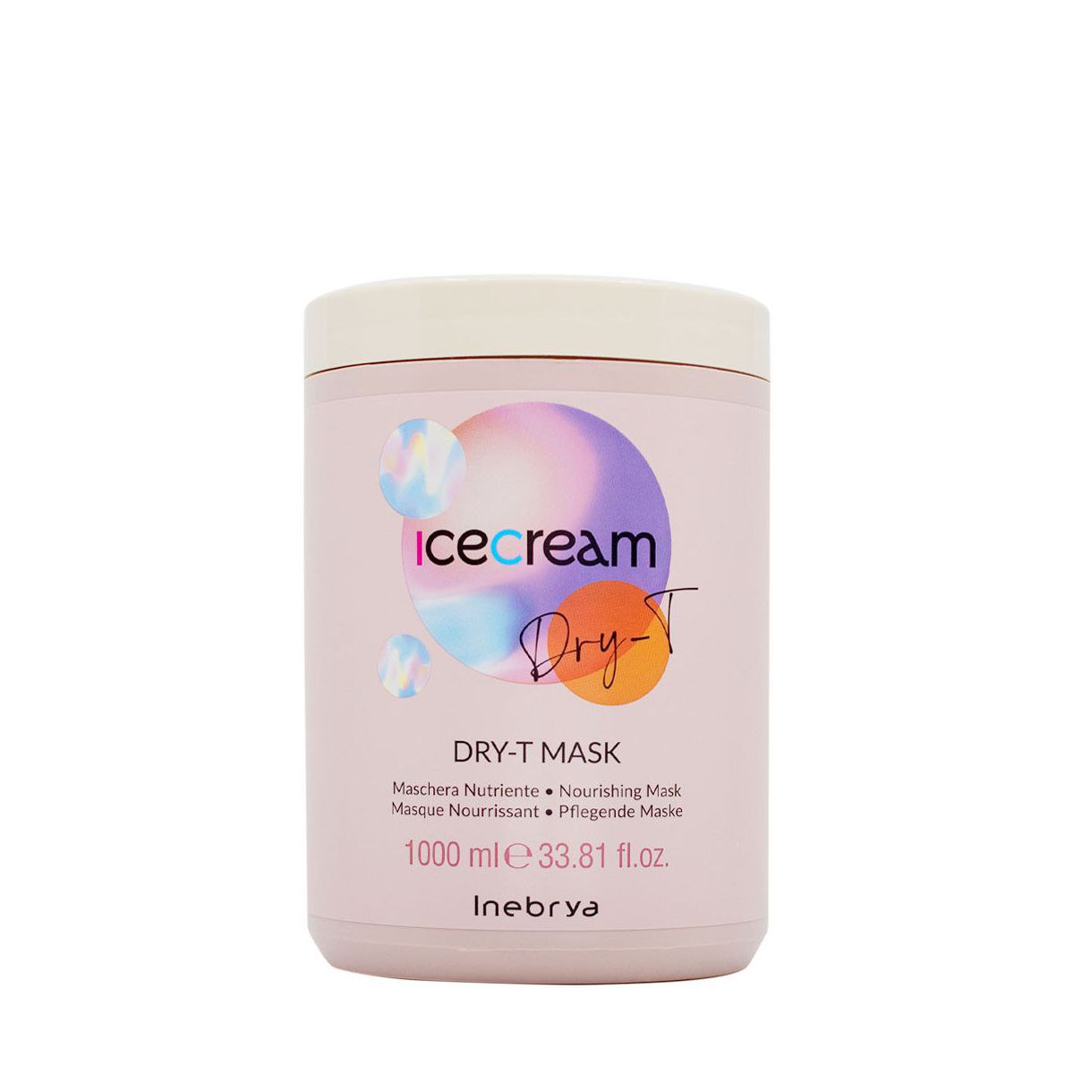Inebrya Ice Cream Dry-T Mask 1000ml - Le masque ultra-nourrissant format professionnel – Image 2