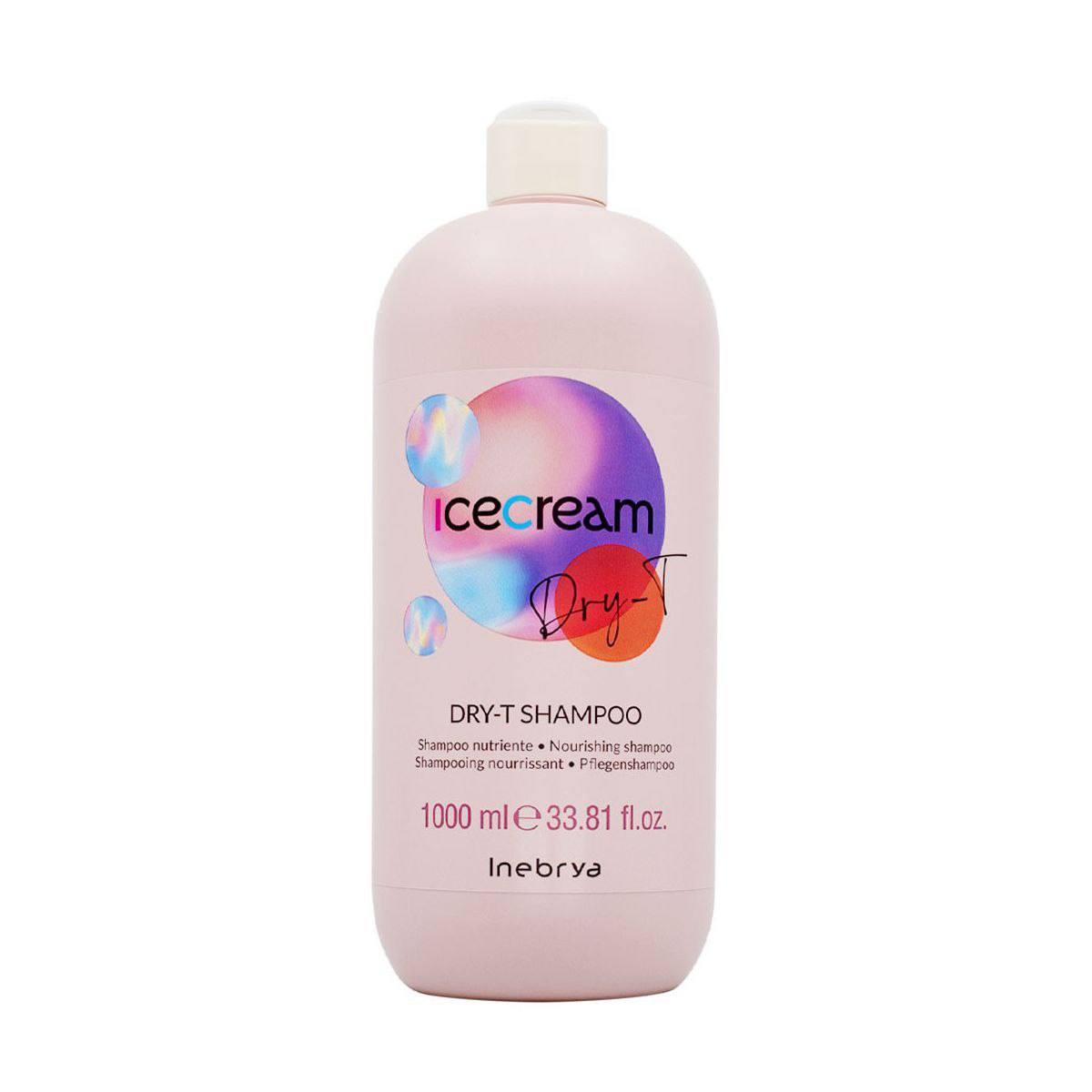 Inebrya Ice Cream Dry-T Shampoo 1000ml - Le shampooing ultra-hydratant format professionnel – Image 2