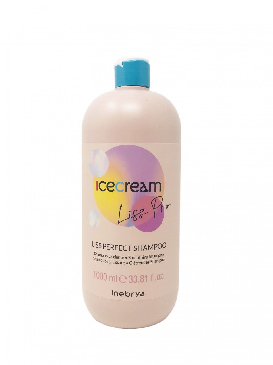 Inebrya Ice Cream Liss-Pro Perfect Shampoo 1000ml - Le shampooing lissant format professionnel – Image 2